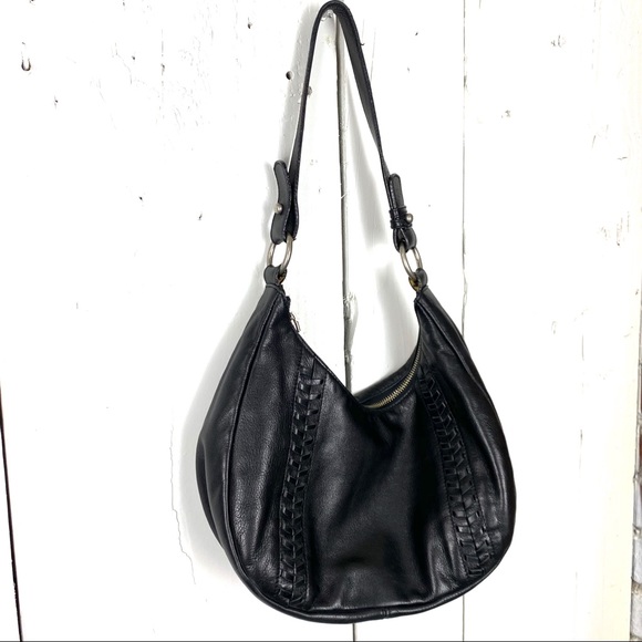 Lauren Ralph Lauren Handbags - Ralph Lauren Leather Woven Hobo Shoulder Bag